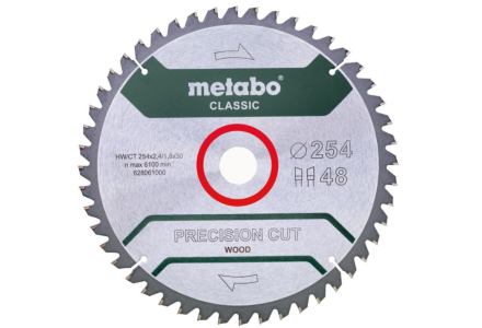 Metabo KGS 254 zaagblad 254x30x48 tanden
