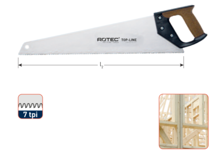 Rotec TL5-500 handzaag 7 tpi