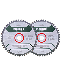 Metabo KGS 254 zaagblad 254x30x48 tanden - 2 pack