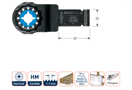 Starlock OT11-20HM multitool zaagblad