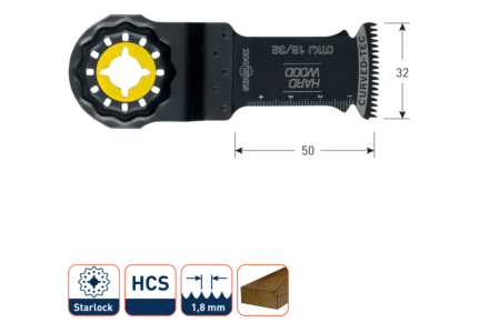 Starlock OTKJ 18-32 multitool zaagblad