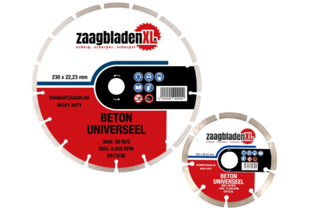 Zaagbladenxl diamantzaagbladen set 125 en 230mm