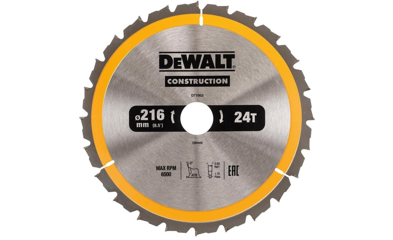 DeWalt DWS774 zaagblad 216x30x24 tanden