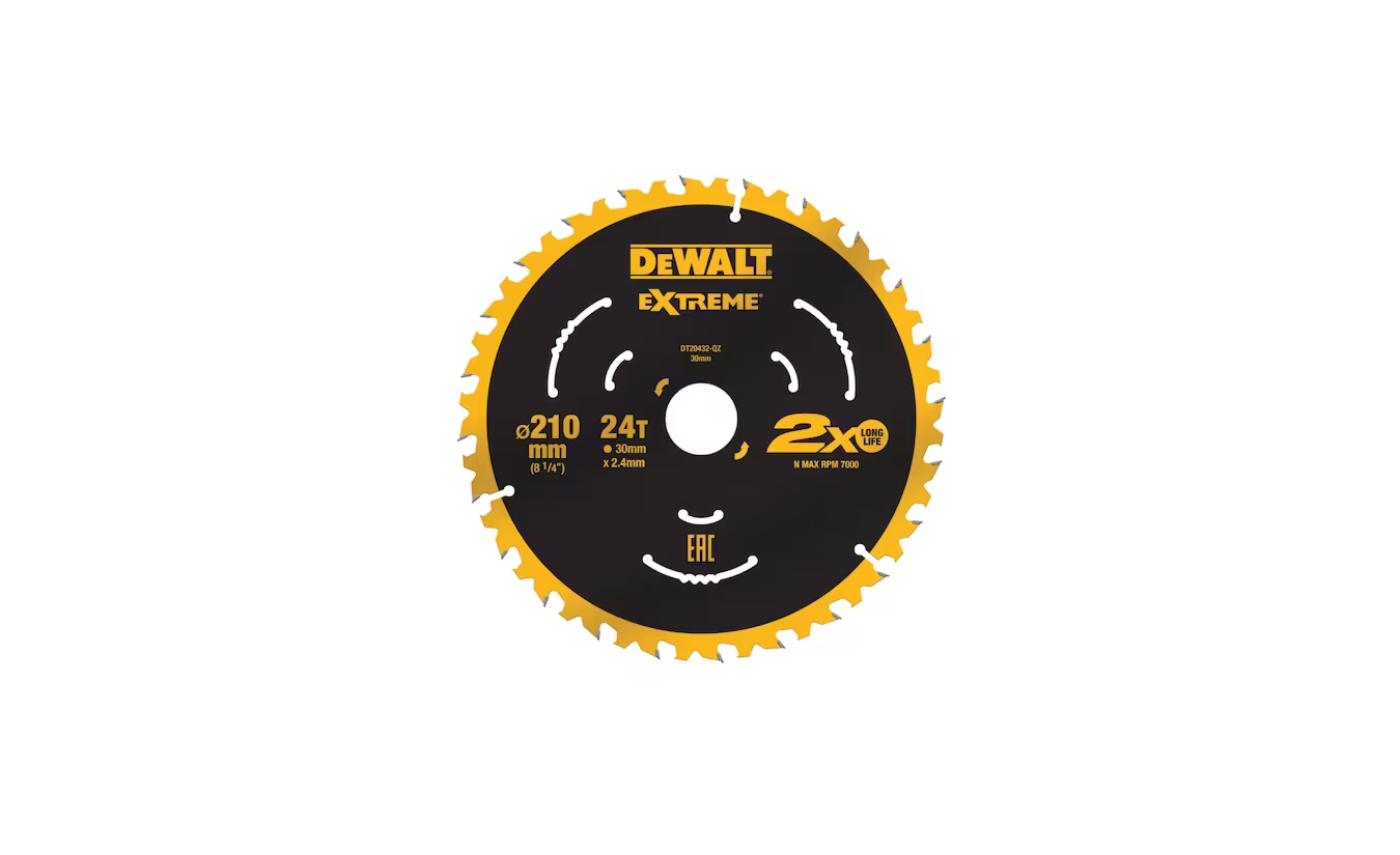 DeWalt DT20432-QZ cirkelzaagblad 210x30x24 T