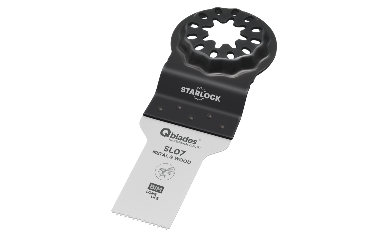 Qblades SL07 20x40mm multitool zaagblad Hout Standaard (Starlock)