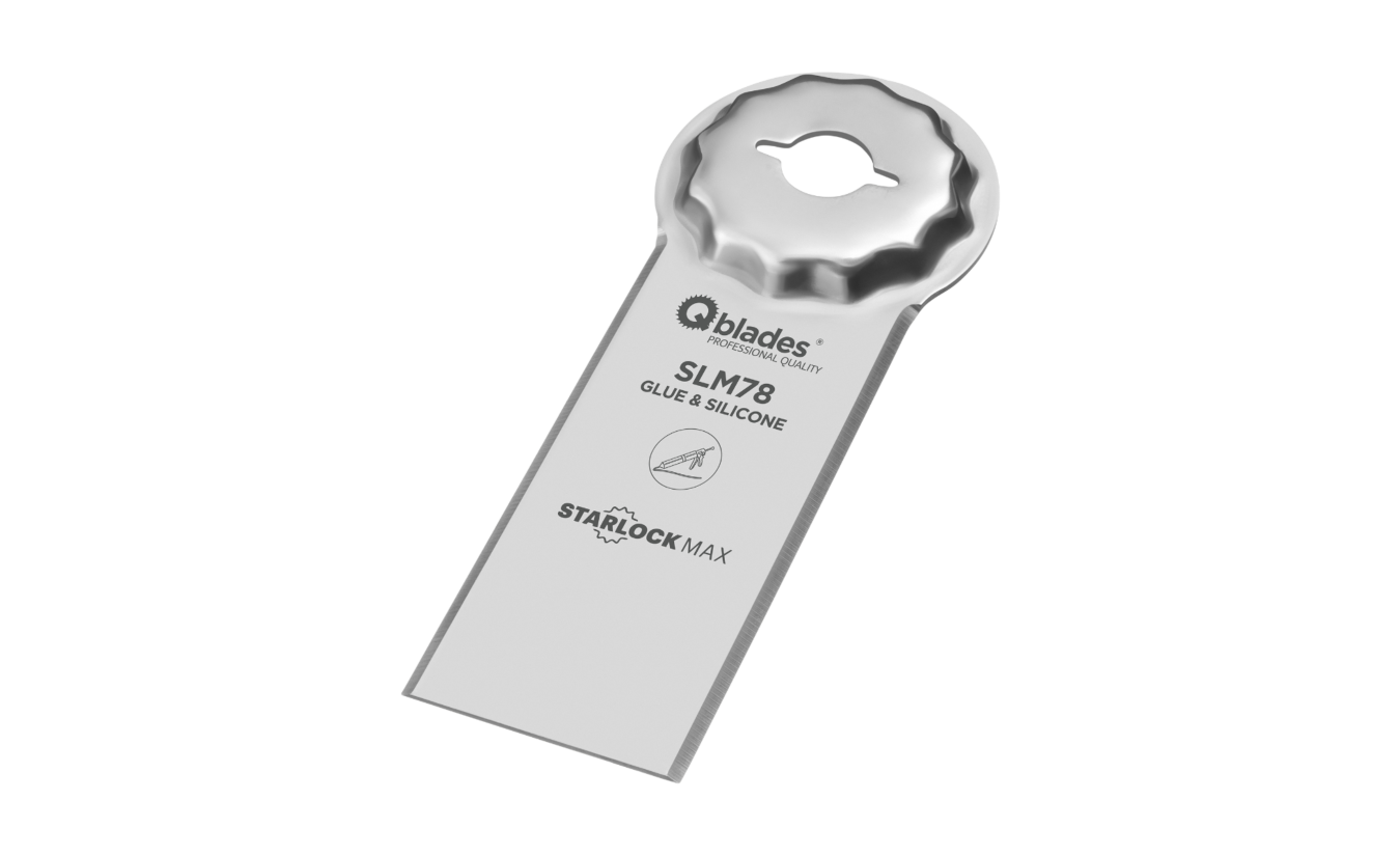 Qblades SLM78 multitool Snijmes Recht - Kit en Lijm - 30x85mm  (Starlock MAX)