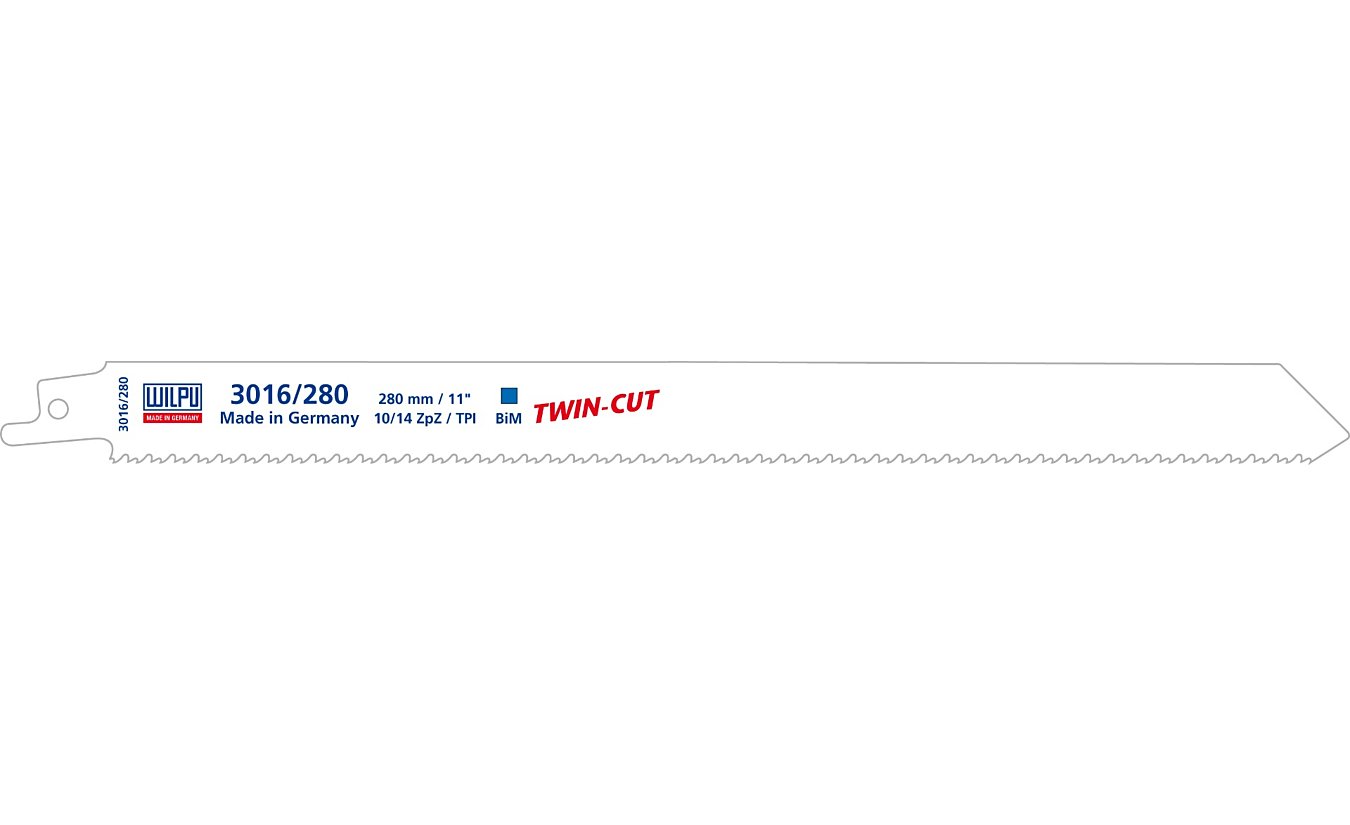 Wilpu 3016/280 Twin cut reciprozaagblad Metaal en Hout  (per 5-stuks)
