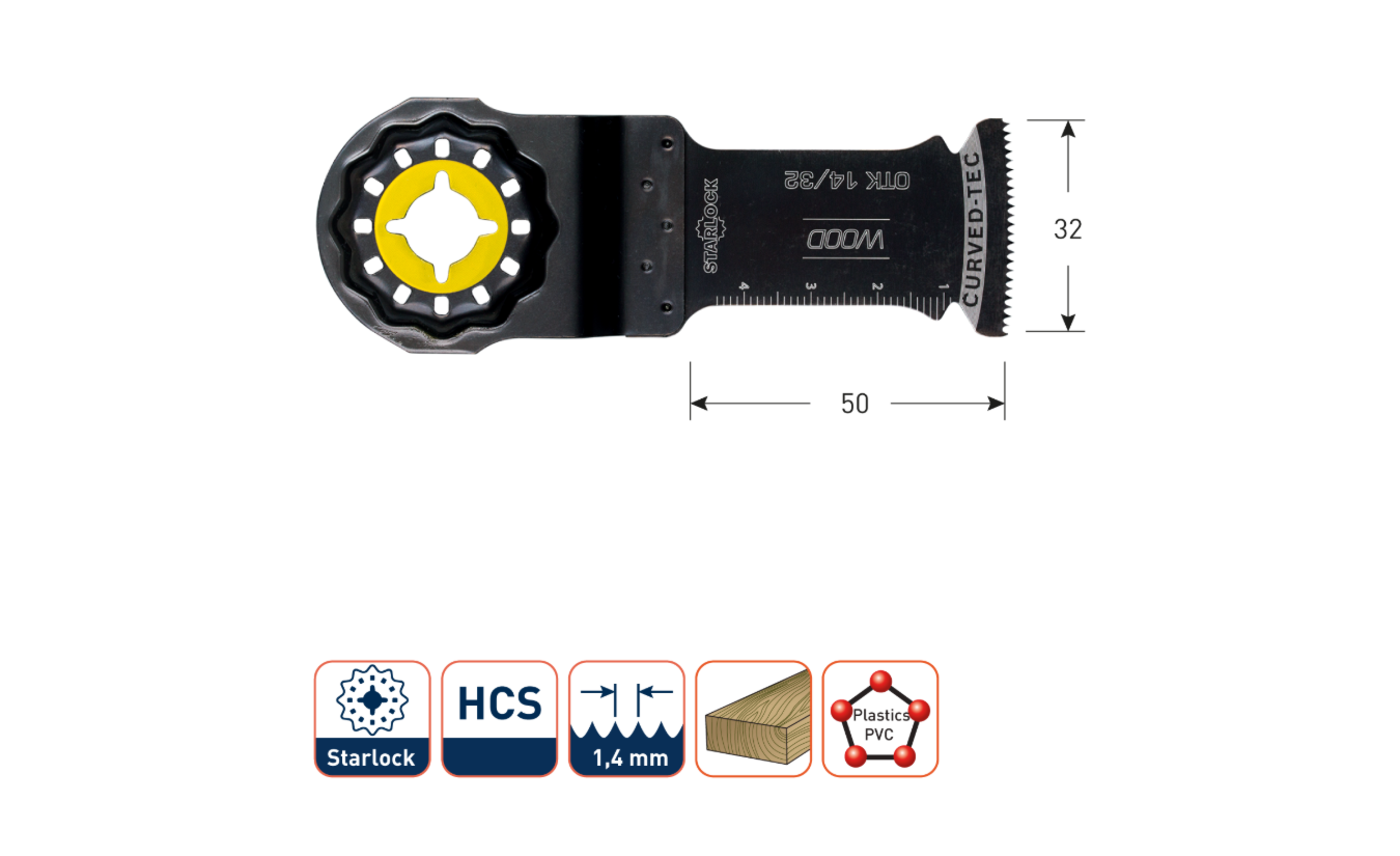 Starlock OTK 14-32 multitool zaagblad