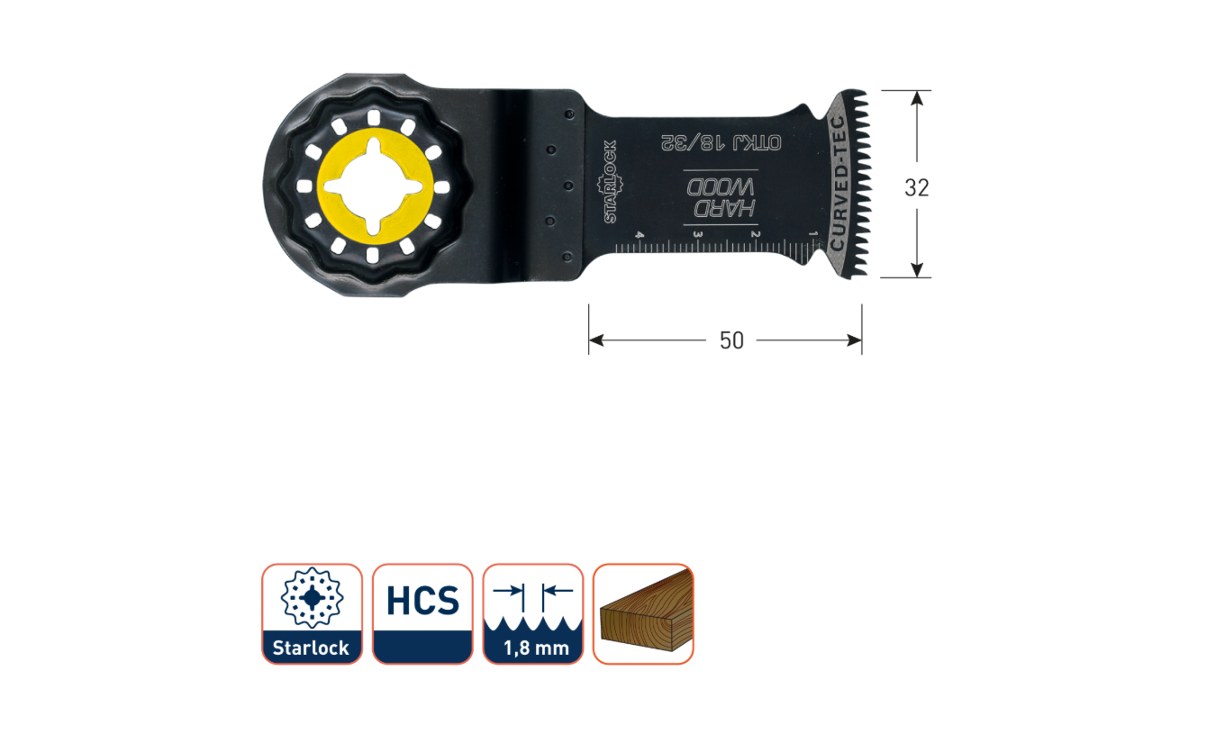 Starlock OTKJ 18-32 multitool zaagblad