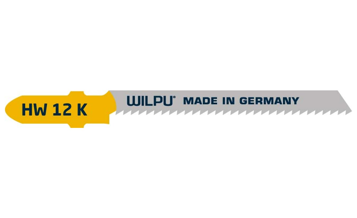 Wilpu HW 12 K decoupeerzaagblad zacht hout en isolatiemateriaal (Bosch T119BO) 5 stuks