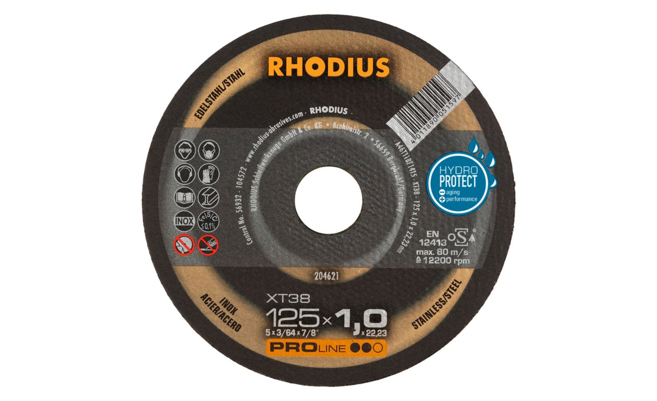 Rhodius doorslijpschijf XT38 125x1 mm.
